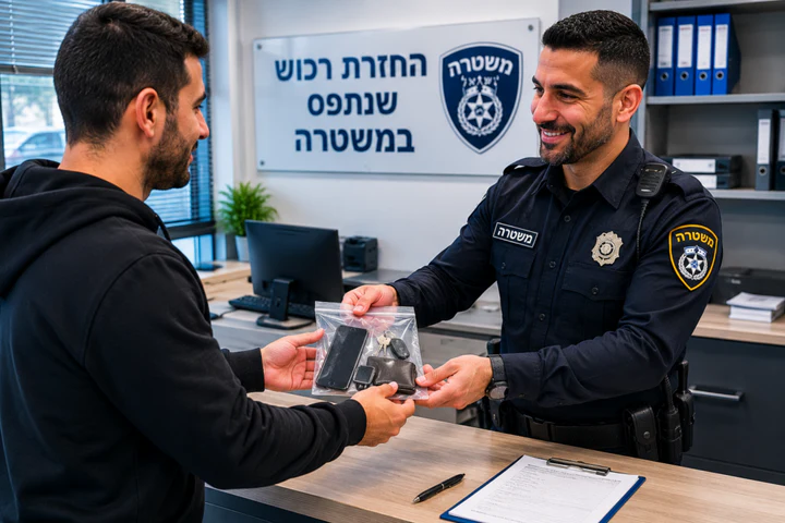 החזרת רכוש שנתפס במשטרה – איך פועלים נכון כדי לקבל את הרכוש בחזרה?