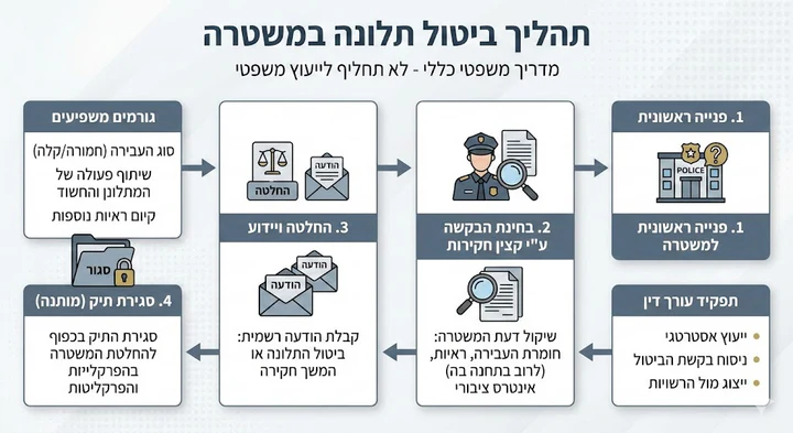 ביטול תלונה במשטרה